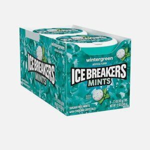 Ice Breakers Sugar Free Mints - 1.5 Ounce, Pack of 8